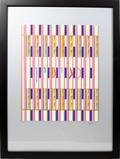 012401 YAACOV AGAM ISRAELI B 1928 SERIGRAPH 13 X
