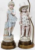011477 CONTINENTAL BISQUE FIGURES LATE 19TH C