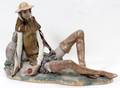 011468 LLADRO BISQUE FIGURE OF DON QUIXOTE