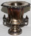 011453 ENGLISH SILVERPLATE CHAMPAGNE COOLER 19TH C