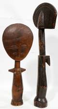 030375 MASAI  YORUBA CARVED WOOD DOLL  FIGURE