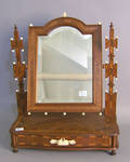 Mahogany shaving mirror