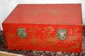 022421 CHINESE RED LACQUER CHESTONSTAND H 12