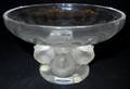 022388 LALIQUE CUT CRYSTAL CANDY DISH H 4 DIA 5 12