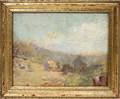 012437 JOSEPH W GIES OIL ON CANVAS 6 X 8 LANDSCAPE