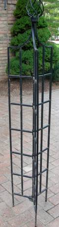 011517 IRON PLANT HOLDER  FOLDING VINE TRESTLE