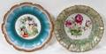 012460 GERMAN PORCELAIN FRUIT BOWL  A PLATE