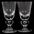 010420 STEUBEN CRYSTAL WINE GLASSES AND CORDIALS