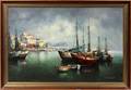 022446 GUNTHER OIL ON CANVAS CIRCA 1960 24 X 36