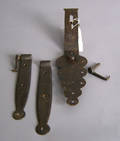 Conestoga wagon box hasp and hinges
