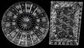 021537 CZECHOSLOVAKIAN CRYSTAL BOWL AND TRAY 2 PCS