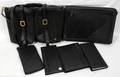 011571 BLACK OSTRICH LEATHER CASES 6 L 917