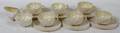 BELLEEK SHELL FORM PORCELAIN TEA CUPS ETC