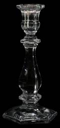 012479 HERSEY GLASS CANDLESTICK H 10