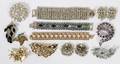 011539 COSTUME BROOCHES BRACELETS  CLIPS14 PCS
