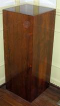 121597 CONTEMPORARY WOOD PEDESTAL H 12 W 30