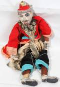 022511 BURMESE HAND CARVED WOOD PUPPET H 27