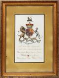 022492 PRINT BRITISH COAT OF ARMS 17 X 10
