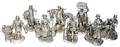 010503 FRANKLIN MINT PEWTER FIGURES C 1977 EIGHT