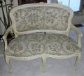 031058 CHILDS LOUIS XV STYLE SETTEE H 27 L 33