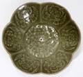 030021 CHINESE GREEN PORCELAIN BOWL H 1 12