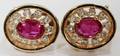 030003 150 CT RUBY  DIAMOND EARRINGS L 12