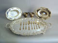 Silver plate and weighted silver table articles Provenance Shoemaker Estate