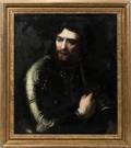 022060 AFTER REMBRANDT OILCANVAS 30 X 25 PORTRAIT