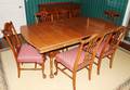 020030 FINCH FINE FURNITURE CO MAHOGANY DINING SET