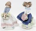 020061 LLADRO FIGURES TWO MAY FLOWERS  LINDA