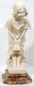 012030 BROGI ITALIAN MARBLE SCULPTURE C 1900 H 18