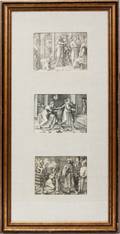 012027 LUCAS VAN LEYDEN ENGRAVINGS 3 4 58 X 6 14