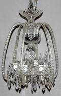 012056 WATERFORD CRYSTAL CHANDELIER H 21 W 15