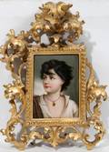 011020 GERMAN PAINTING ON PORCELAIN C 1900 5 34