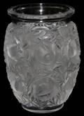 LALIQUE CRYSTAL BAGATELLE VASE H 6 34