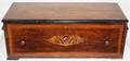 SWISS INLAID ROSEWOOD MUSIC BOX H 10