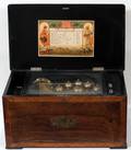 SWISS ROSEWOOD MUSIC BOX C 1900 W 24