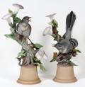 011029 BOEHM PORCELAIN MOCKINGBIRDS TWO H 12
