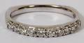 010043 LADIES JAFFE 18 KT WHITE GOLD AND DIAMOND BAND