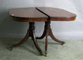 Federal style mahogany 2part dining table