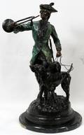122030 HIPPOLYTE FRANCOIS MOREAU BRONZE SCULPTURE