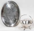 081081 GORHAM COIN SILVER TRAY DURGIN STERLING BASKET