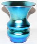 061080 SIGNED LCT FAVRILE IRIDESCENT GLASS VASE
