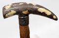061064 IVORY  SILVERHANDLED WALKING STICK C 1900
