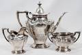 051087 REED  BARTON HEPPLEWHITE ENGRAVED TEA SET