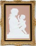 051085 ROYAL WORCESTER PORCELAIN PLAQUE 14 X 9