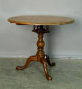 Queen Anne walnut tea table