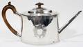 081077 GEORGE III STERLING TEAPOT BY ANDREW FOGELBERG