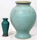 061106 PEWABIC POTTERY VASES C 1995 TWO
