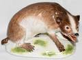 051112 MEISSEN PORCELAIN FIGURE OF A WOLVERINE